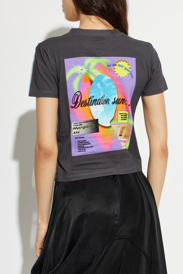 MM6 Maison Margiela T-shirt with print | Women's | Vitkac
